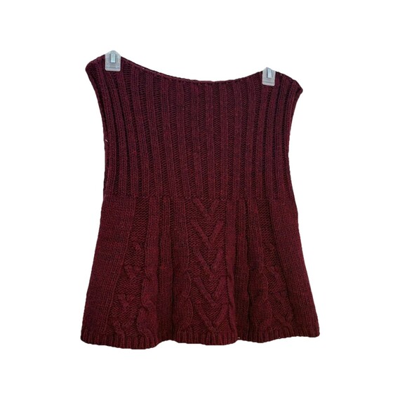 Berretti Italy women's Sweater cap shawl Deep red burgundy One Size - Picture 2 of 5